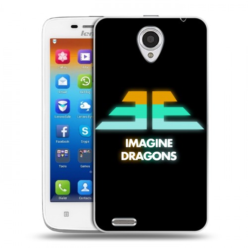 Дизайнерский пластиковый чехол для Lenovo S650 Ideaphone Imagine Dragons