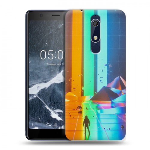 Дизайнерский пластиковый чехол для Nokia 5.1 Imagine Dragons