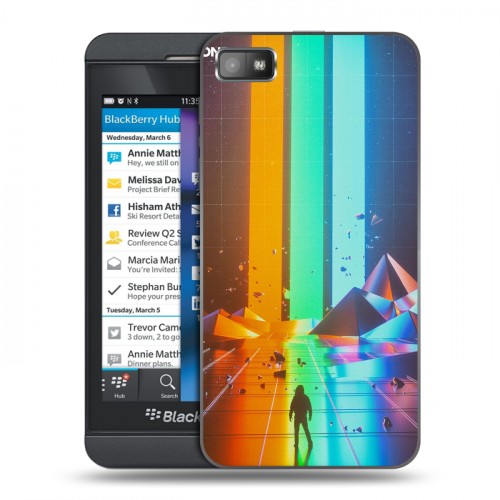 Дизайнерский пластиковый чехол для BlackBerry Z10 Imagine Dragons