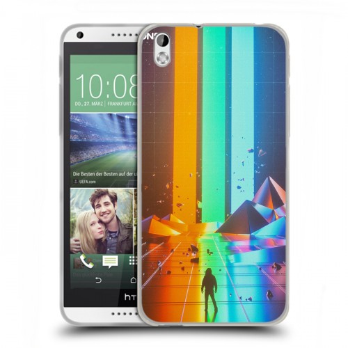 Дизайнерский пластиковый чехол для HTC Desire 816 Imagine Dragons