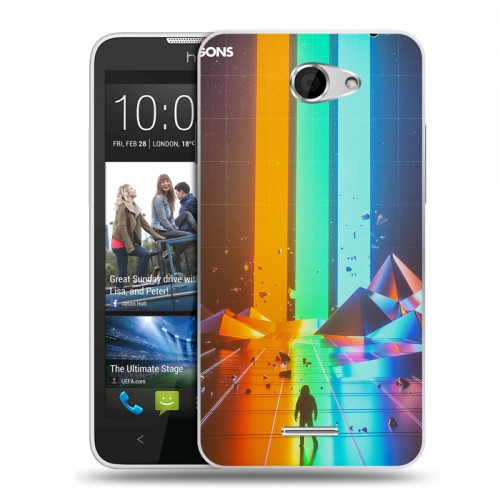 Дизайнерский пластиковый чехол для HTC Desire 516 Imagine Dragons