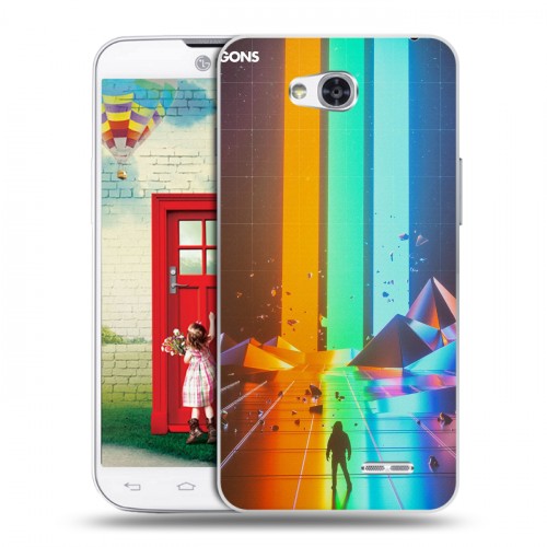 Дизайнерский пластиковый чехол для LG L80 Imagine Dragons