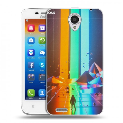 Дизайнерский пластиковый чехол для Lenovo S650 Ideaphone Imagine Dragons