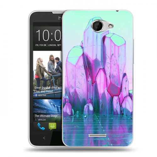 Дизайнерский пластиковый чехол для HTC Desire 516 Imagine Dragons