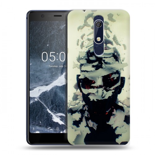 Дизайнерский пластиковый чехол для Nokia 5.1 Linkin Park