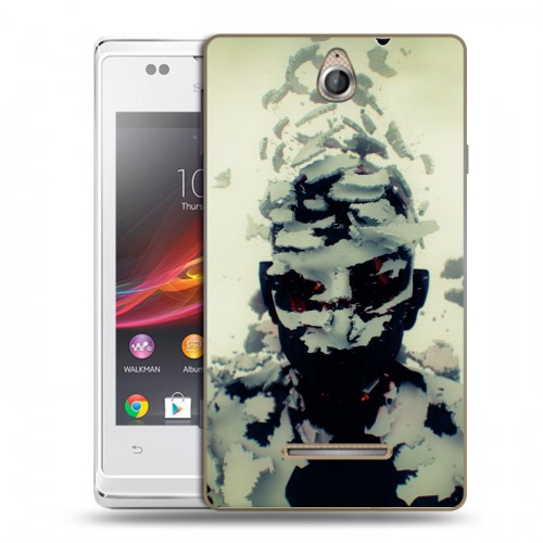 Дизайнерский пластиковый чехол для Sony Xperia E Linkin Park