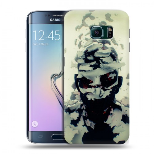Дизайнерский пластиковый чехол для Samsung Galaxy S6 Edge Linkin Park