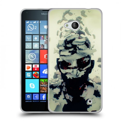 Дизайнерский пластиковый чехол для Microsoft Lumia 640 Linkin Park