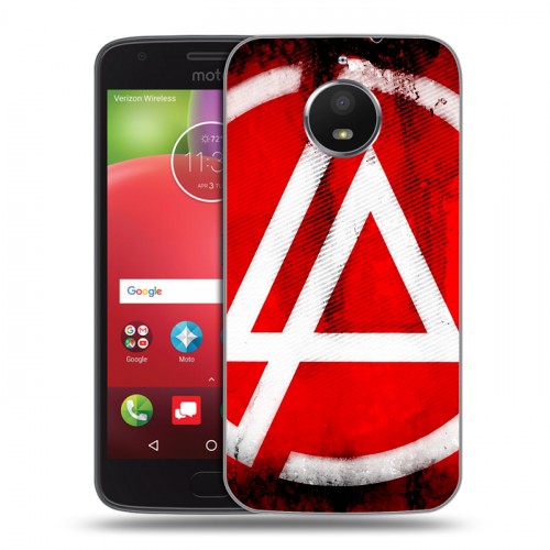 Дизайнерский силиконовый чехол для Motorola Moto E4 Plus Linkin Park