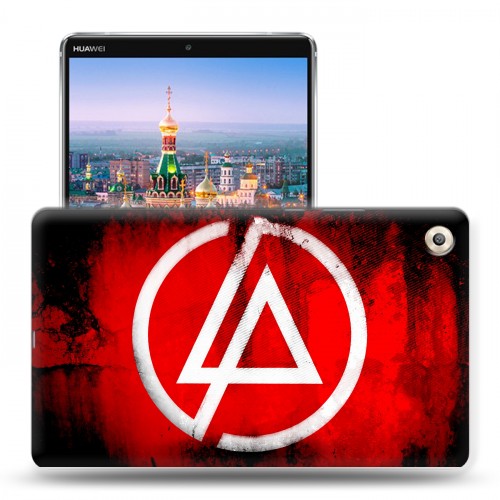 Дизайнерский пластиковый чехол для Huawei MediaPad M5 8.4 Linkin Park