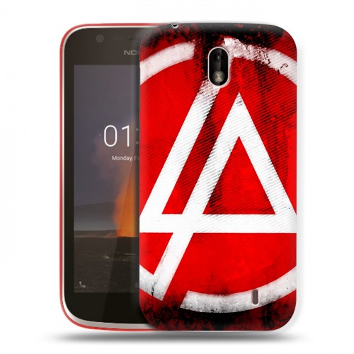 Дизайнерский пластиковый чехол для Nokia 1 Linkin Park