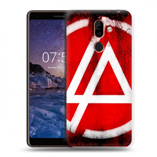 Дизайнерский пластиковый чехол для Nokia 7 Plus Linkin Park