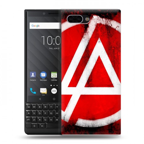 Дизайнерский пластиковый чехол для BlackBerry KEY2 Linkin Park