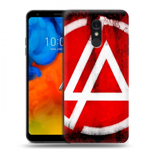 Дизайнерский пластиковый чехол для LG Q Stylus Linkin Park