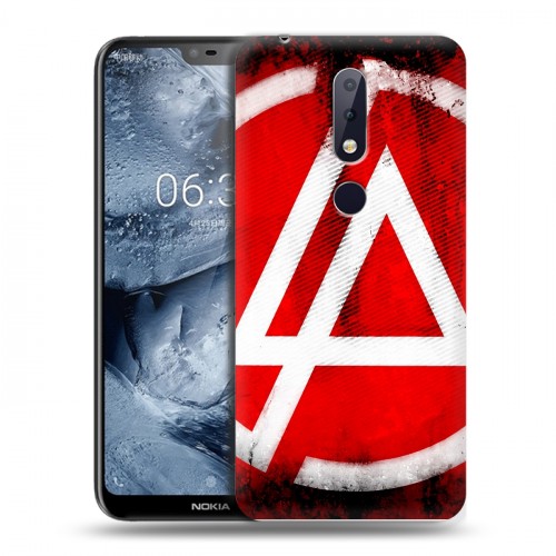 Дизайнерский пластиковый чехол для Nokia 6.1 Plus Linkin Park