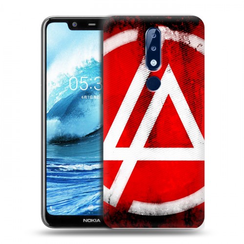 Дизайнерский пластиковый чехол для Nokia 5.1 Plus Linkin Park