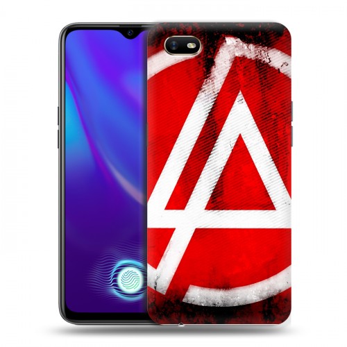 Дизайнерский силиконовый с усиленными углами чехол для OPPO A1k Linkin Park