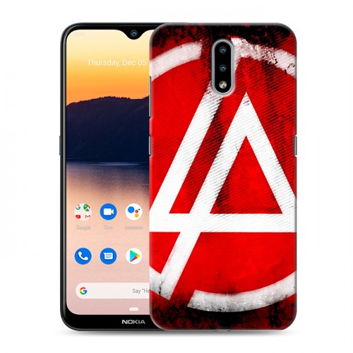 Дизайнерский пластиковый чехол для Nokia 2.3 Linkin Park