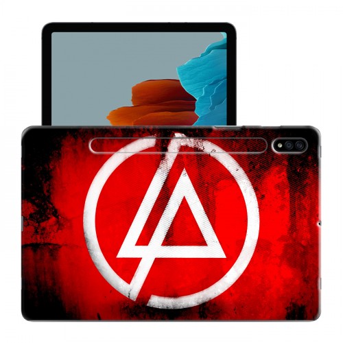 Дизайнерский силиконовый чехол для Samsung Galaxy Tab S7 Linkin Park