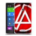 Дизайнерский силиконовый чехол для Nokia XL Linkin Park