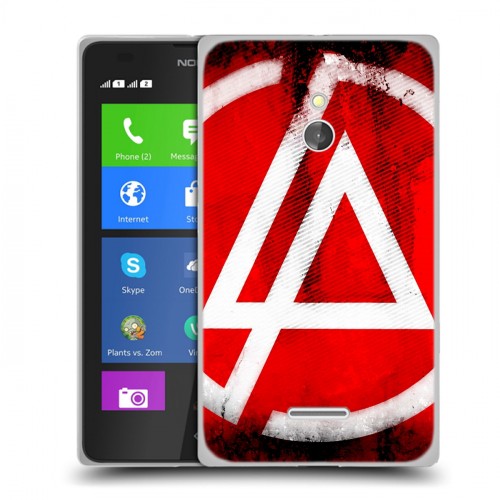 Дизайнерский силиконовый чехол для Nokia XL Linkin Park