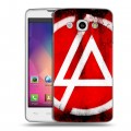 Дизайнерский пластиковый чехол для LG L60 Linkin Park