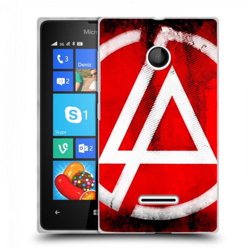 Дизайнерский пластиковый чехол для Microsoft Lumia 435 Linkin Park