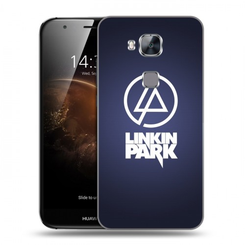 Дизайнерский пластиковый чехол для Huawei G8 Linkin Park