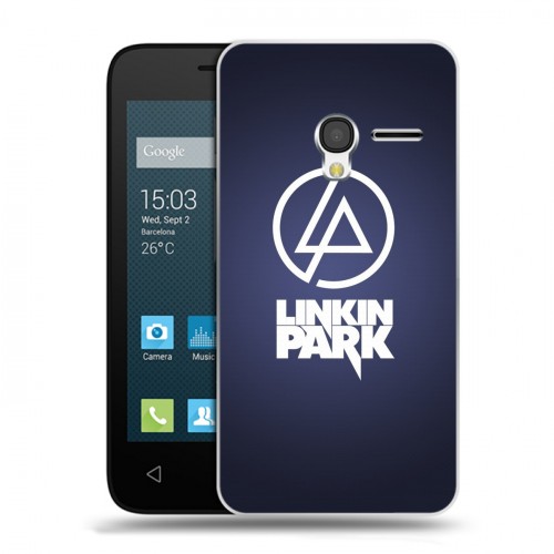 Дизайнерский пластиковый чехол для Alcatel One Touch Pixi 3 (4.5) Linkin Park