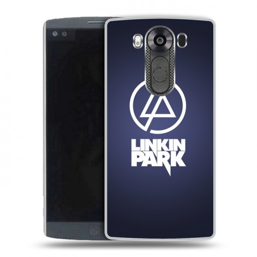 Дизайнерский пластиковый чехол для LG V10 Linkin Park