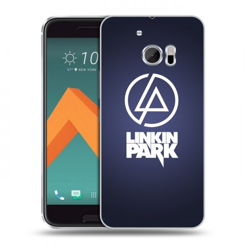 Дизайнерский пластиковый чехол для HTC 10 Linkin Park