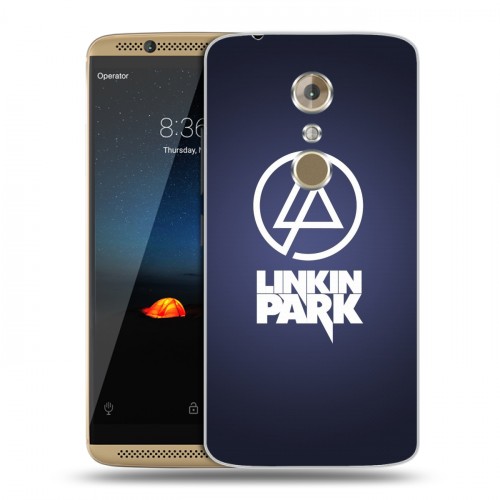 Дизайнерский пластиковый чехол для ZTE Axon 7 Linkin Park