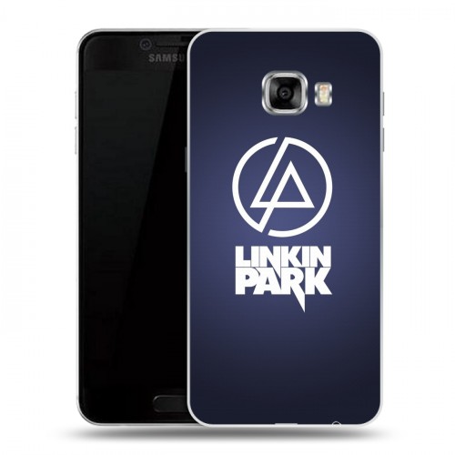 Дизайнерский пластиковый чехол для Samsung Galaxy C5 Linkin Park