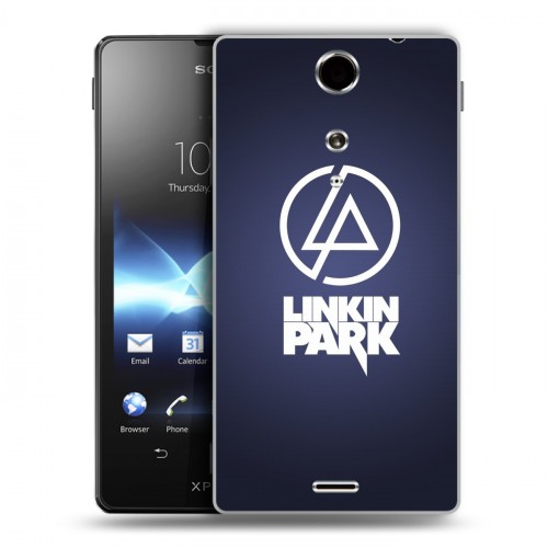 Дизайнерский пластиковый чехол для Sony Xperia TX Linkin Park