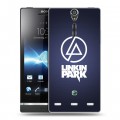 Дизайнерский пластиковый чехол для Sony Xperia S Linkin Park