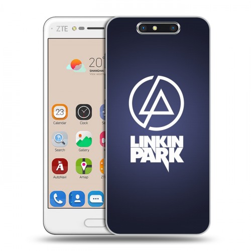 Дизайнерский пластиковый чехол для ZTE Blade V8 Linkin Park