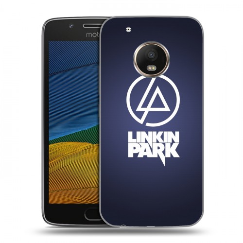 Дизайнерский силиконовый чехол для Lenovo Moto G5 Linkin Park