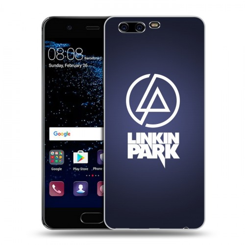 Дизайнерский пластиковый чехол для Huawei P10 Linkin Park