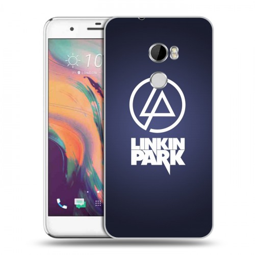 Дизайнерский пластиковый чехол для HTC One X10 Linkin Park