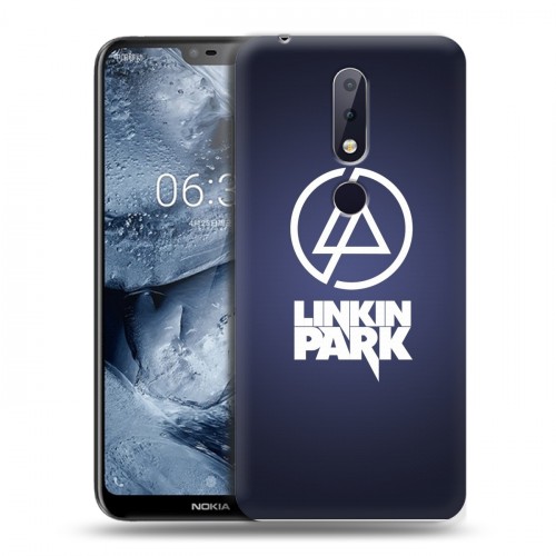 Дизайнерский силиконовый чехол для Nokia 6.1 Plus Linkin Park