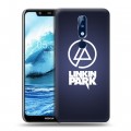 Дизайнерский силиконовый чехол для Nokia 5.1 Plus Linkin Park