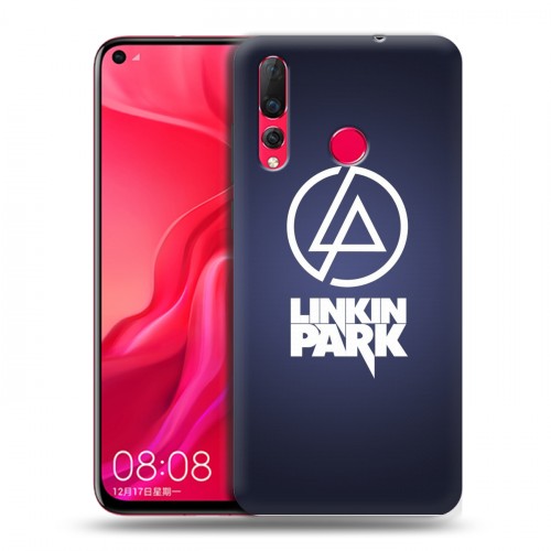 Дизайнерский пластиковый чехол для Huawei Nova 4 Linkin Park