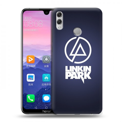 Дизайнерский пластиковый чехол для Huawei Honor 8X Max Linkin Park