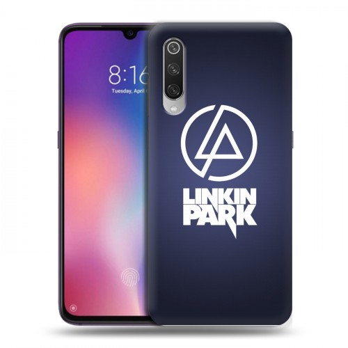 Дизайнерский силиконовый с усиленными углами чехол для Xiaomi Mi9 Linkin Park