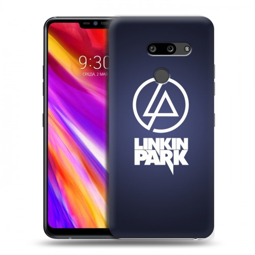 Дизайнерский пластиковый чехол для LG G8 ThinQ Linkin Park