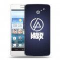 Дизайнерский пластиковый чехол для Huawei Ascend D2 Linkin Park