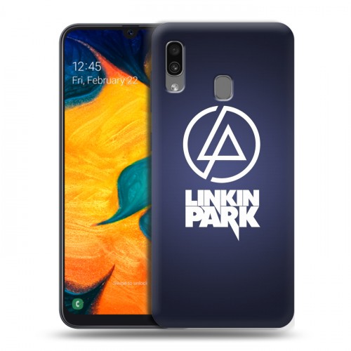 Дизайнерский силиконовый чехол для Samsung Galaxy A30 Linkin Park