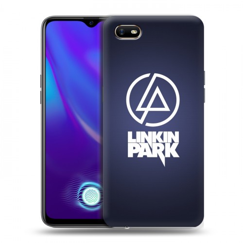 Дизайнерский силиконовый с усиленными углами чехол для OPPO A1k Linkin Park