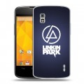 Дизайнерский пластиковый чехол для LG Google Nexus 4 Linkin Park