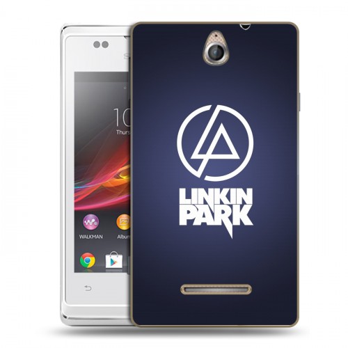 Дизайнерский пластиковый чехол для Sony Xperia E Linkin Park